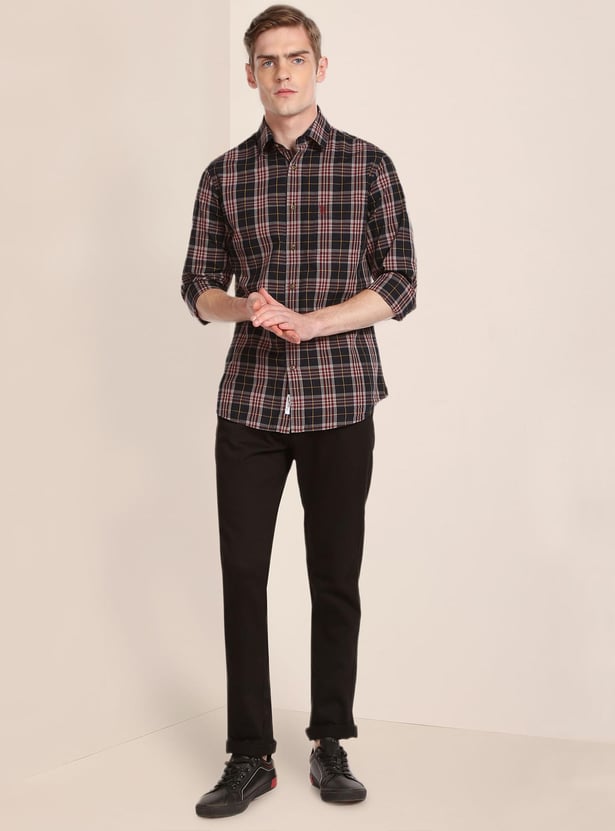 U.S. POLO ASSN. Men Checked Regular Fit Casual Shirt
