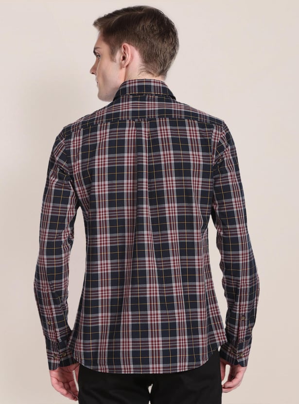 U.S. POLO ASSN. Men Checked Regular Fit Casual Shirt