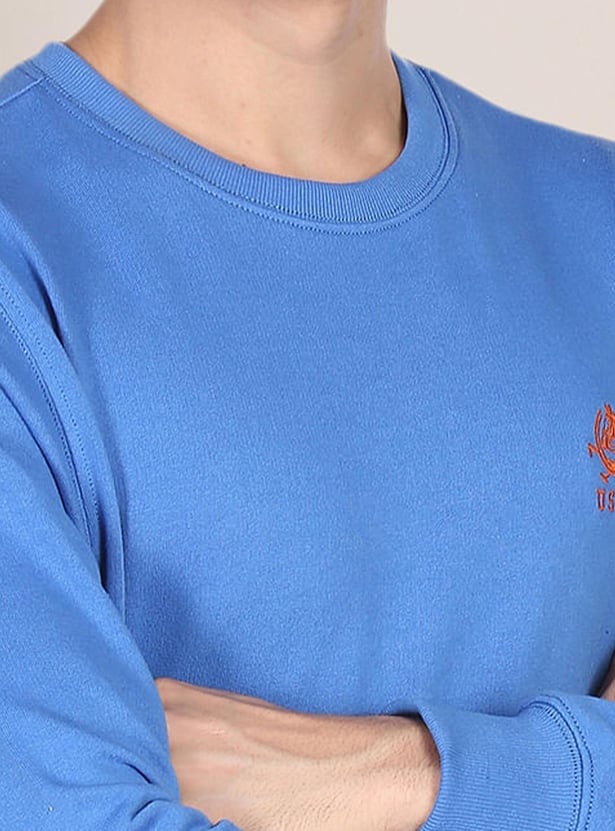 U.S. POLO ASSN. Men Solid Sweatshirt