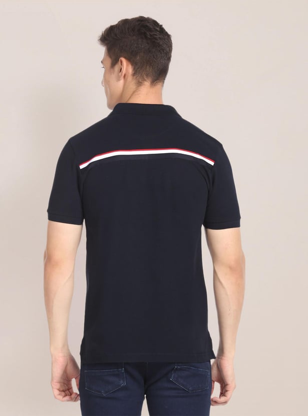 U.S. POLO ASSN. Men Solid Slim Fit Polo T-shirt