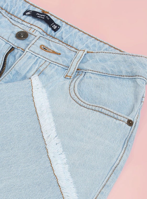 FLYING MACHINE Women Stonewashed Wide Leg Jeans