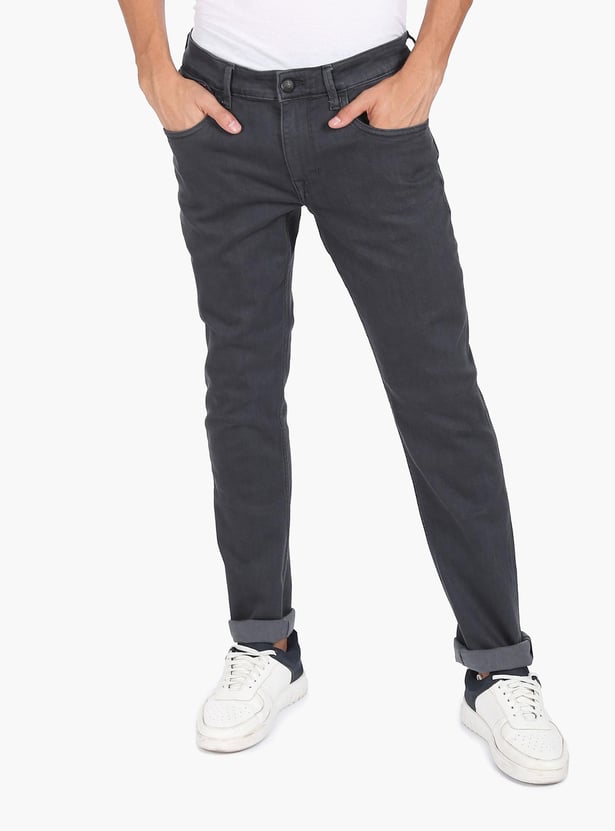 U.S. POLO ASSN. Men Stonewashed Brandon Jeans (Slim Tapered)