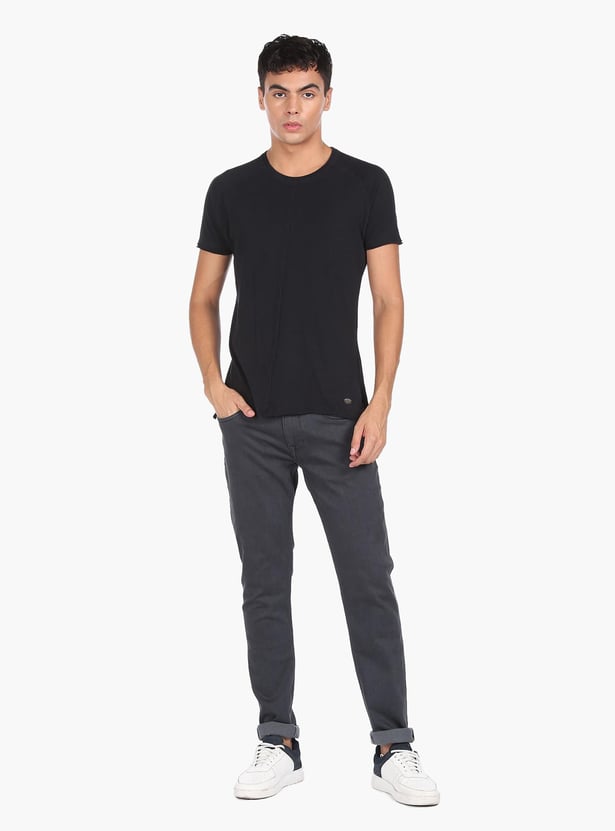 U.S. POLO ASSN. Men Stonewashed Brandon Jeans (Slim Tapered)
