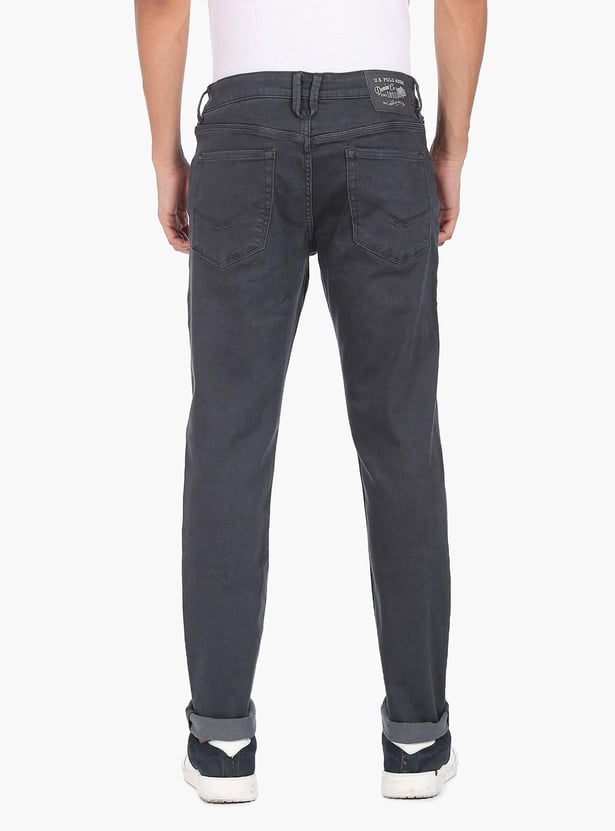 U.S. POLO ASSN. Men Stonewashed Brandon Jeans (Slim Tapered)