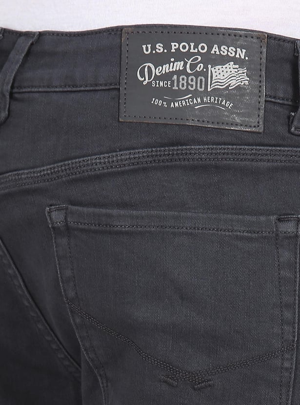 U.S. POLO ASSN. Men Stonewashed Brandon Jeans (Slim Tapered)