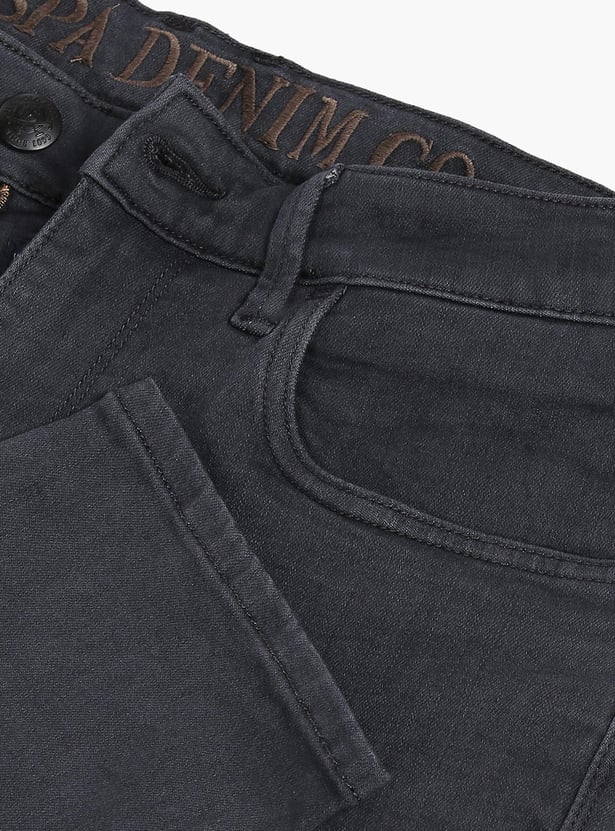 U.S. POLO ASSN. Men Stonewashed Brandon Jeans (Slim Tapered)