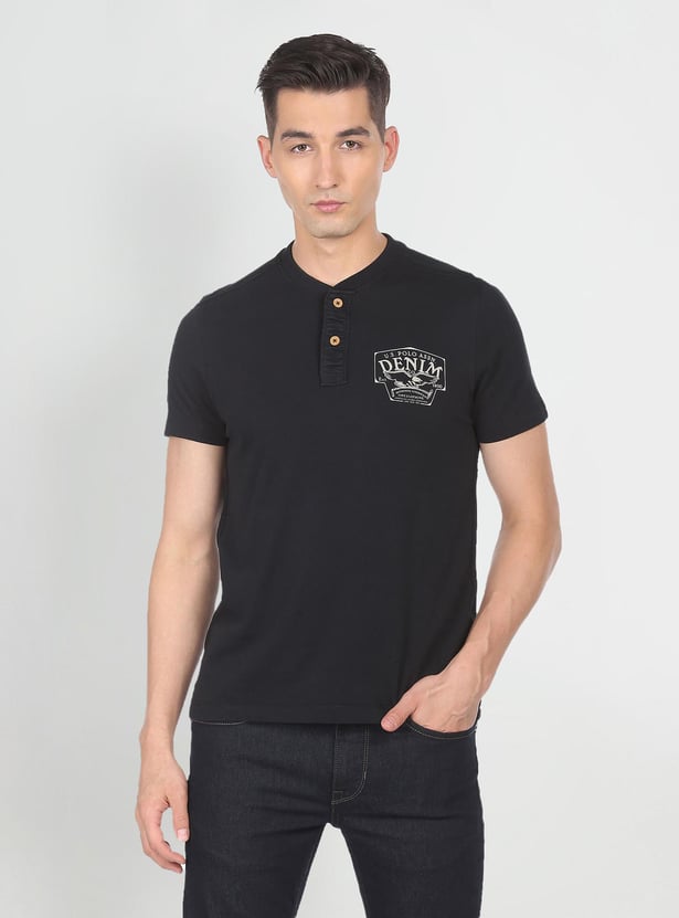 U.S. POLO ASSN. Men Back Printed Regular Fit T-shirt