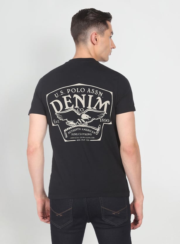 U.S. POLO ASSN. Men Back Printed Regular Fit T-shirt