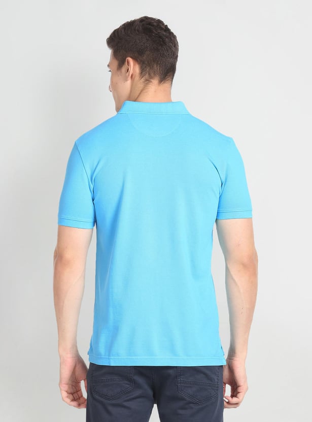 U.S. POLO ASSN. Men Striped Slim Fit Polo T-shirt