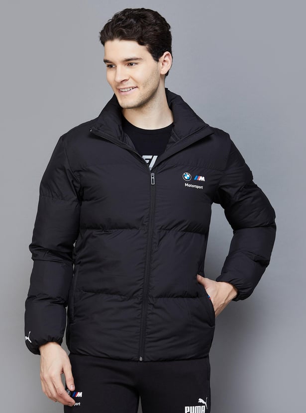 Buy PUMA BMW M Motorsport Men Hooded Puffer Jacket from PUMA at just INR 8999.0