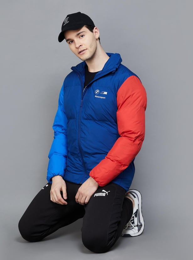 Buy PUMA Men BMW Motorsport Colourblocked Bomber Jacket from PUMA