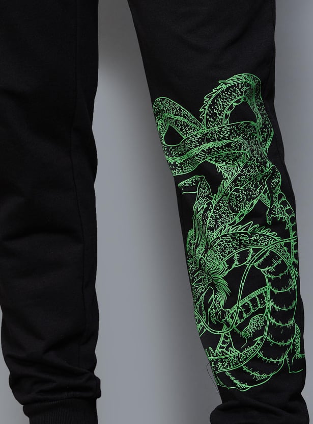 Buy FREE AUTHORITY Men Dragon Ball Z Printed Joggers from Free Authority at just INR 1799.0