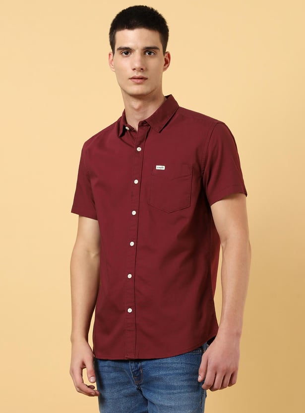 WRANGLER Men Solid Regular Fit Casual Shirt