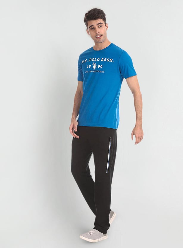 U.S. POLO ASSN. Men Solid Comfort Fit Track Pants