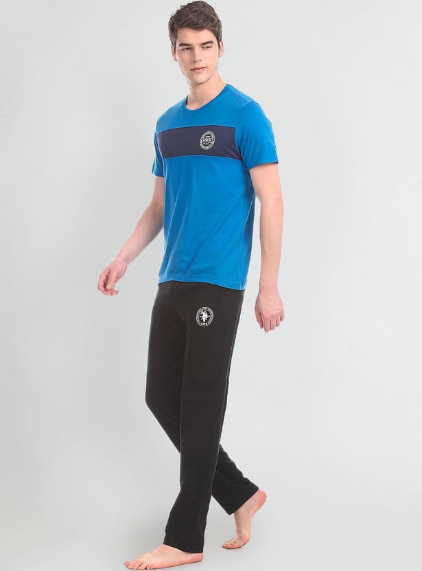 U.S. POLO ASSN. Men Solid Tri-Blend Track Pants