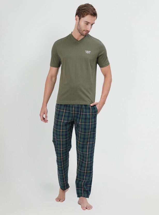 U.S. POLO ASSN. Men Solid Comfort Fit T-shirt