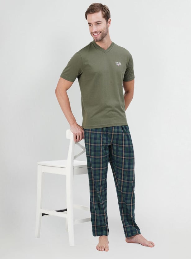 U.S. POLO ASSN. Men Solid Comfort Fit T-shirt
