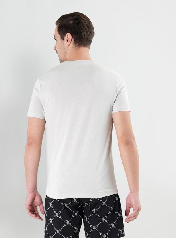 U.S. POLO ASSN. Men Striped Regular Fit T-Shirt