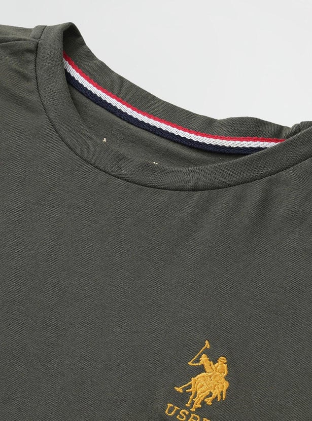 U.S. POLO ASSN. Men Solid Lounge T-shirt