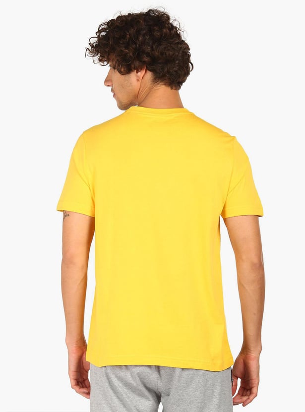 U.S. POLO ASSN. Men Solid Regular Fit Lounge T-shirt