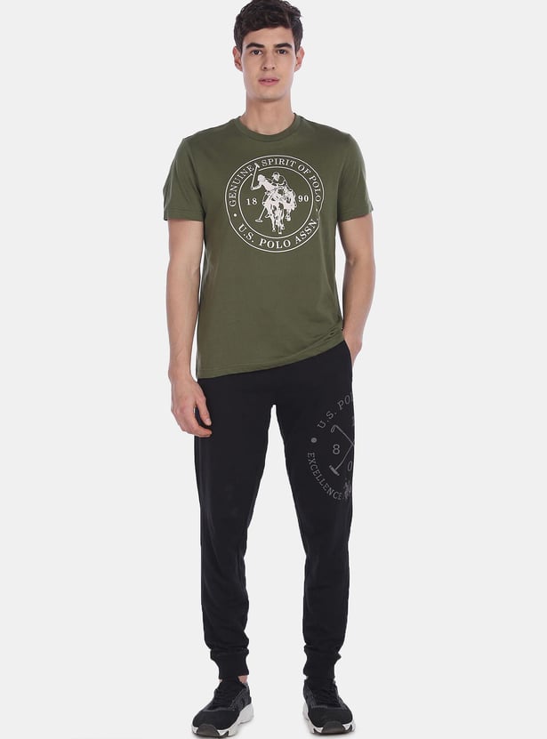 U.S. POLO ASSN. Men Brand Printed Regular Fit T-shirt