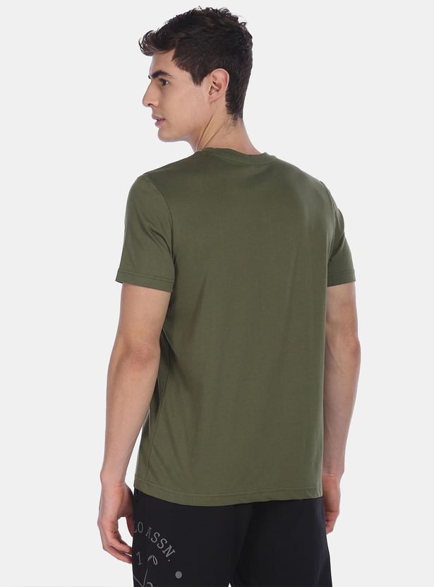U.S. POLO ASSN. Men Brand Printed Regular Fit T-shirt