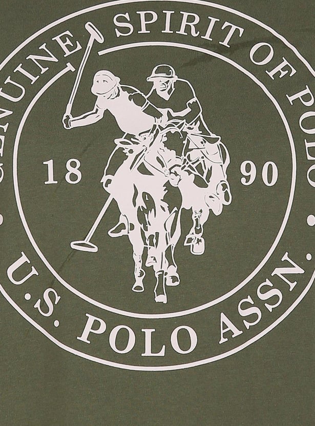 U.S. POLO ASSN. Men Brand Printed Regular Fit T-shirt