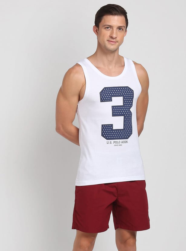 U.S. POLO ASSN. Men Printed Comfort Fit Vest