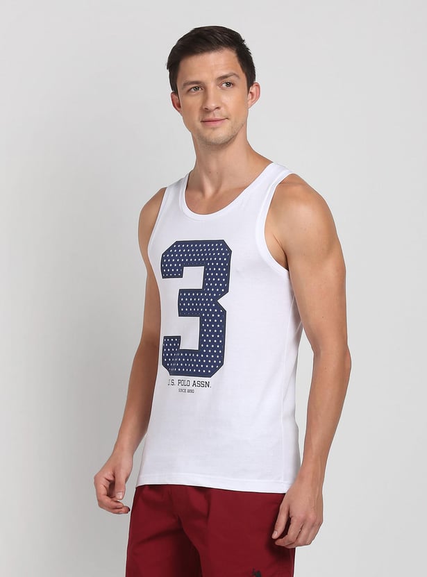 U.S. POLO ASSN. Men Printed Comfort Fit Vest