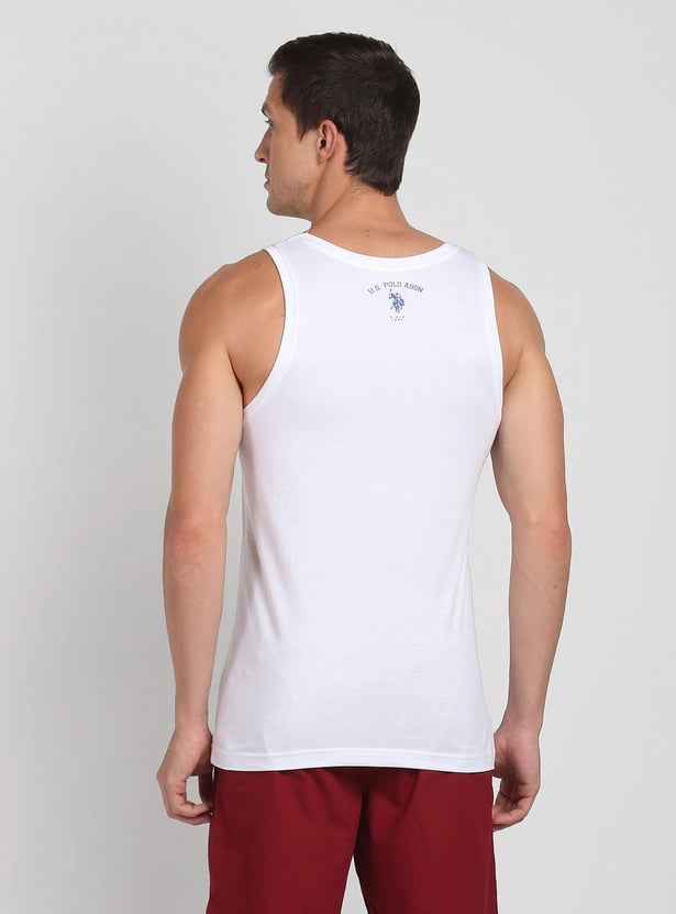 U.S. POLO ASSN. Men Printed Comfort Fit Vest
