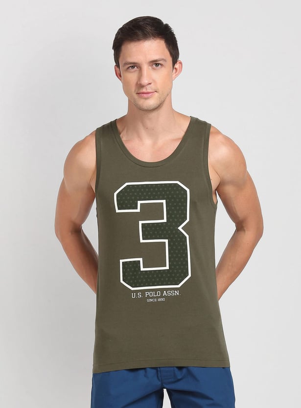 U.S. POLO ASSN. Men Printed Comfort Fit Vest