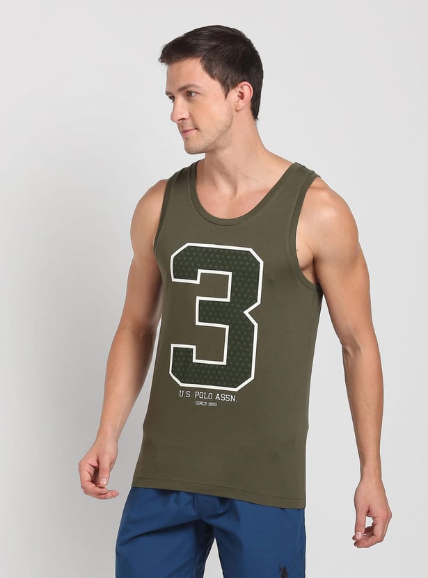 U.S. POLO ASSN. Men Printed Comfort Fit Vest