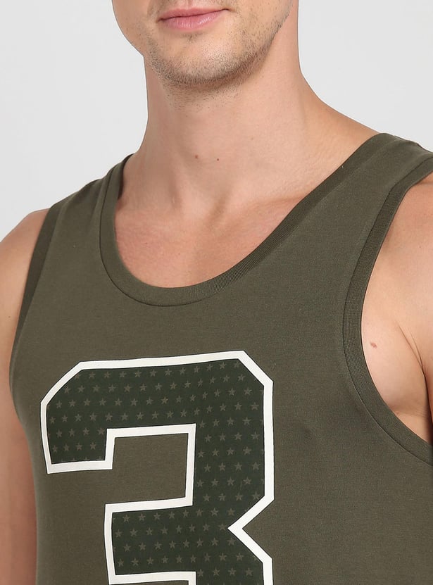 U.S. POLO ASSN. Men Printed Comfort Fit Vest