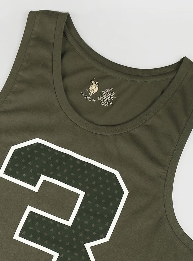 U.S. POLO ASSN. Men Printed Comfort Fit Vest