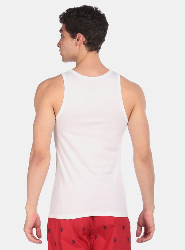 U.S. POLO ASSN. Men Solid Comfort Fit Vest