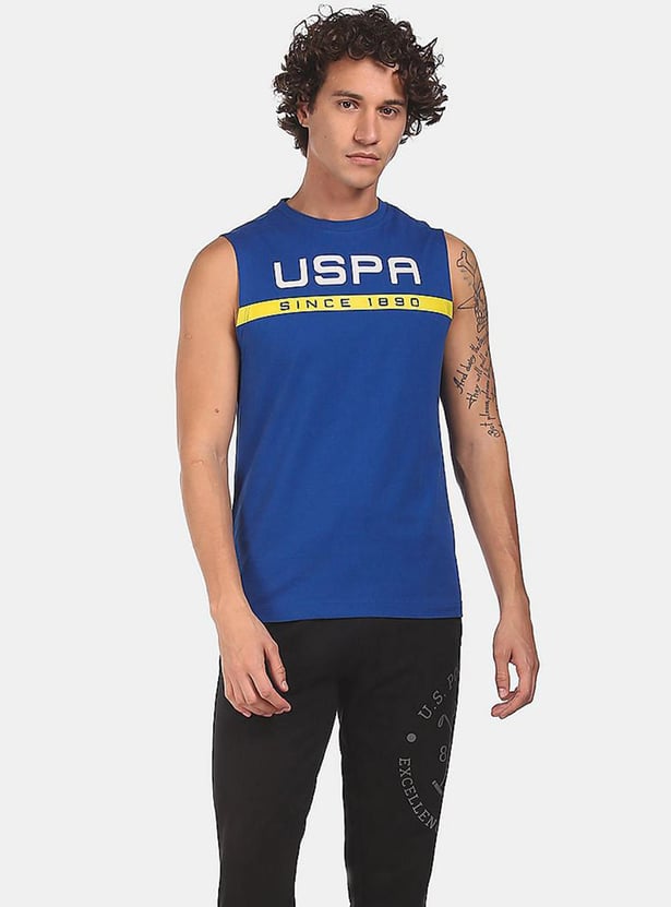 U.S. POLO ASSN. Men Brand Print Vest