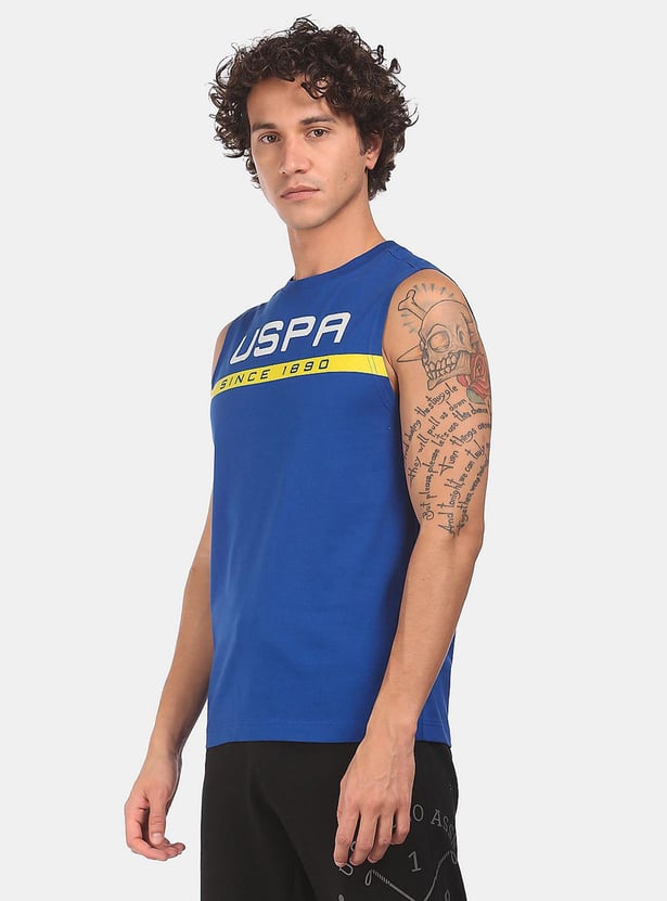 U.S. POLO ASSN. Men Brand Print Vest