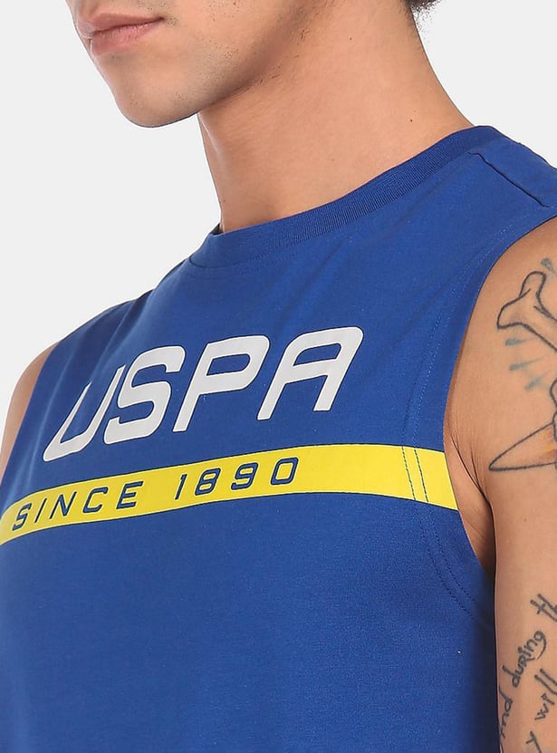 U.S. POLO ASSN. Men Brand Print Vest