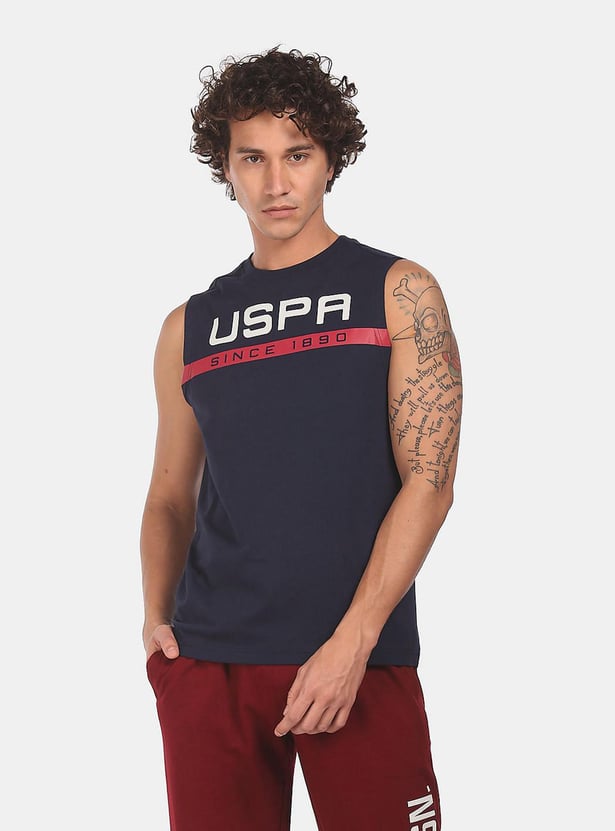 U.S. POLO ASSN. Men Brand Print Vest