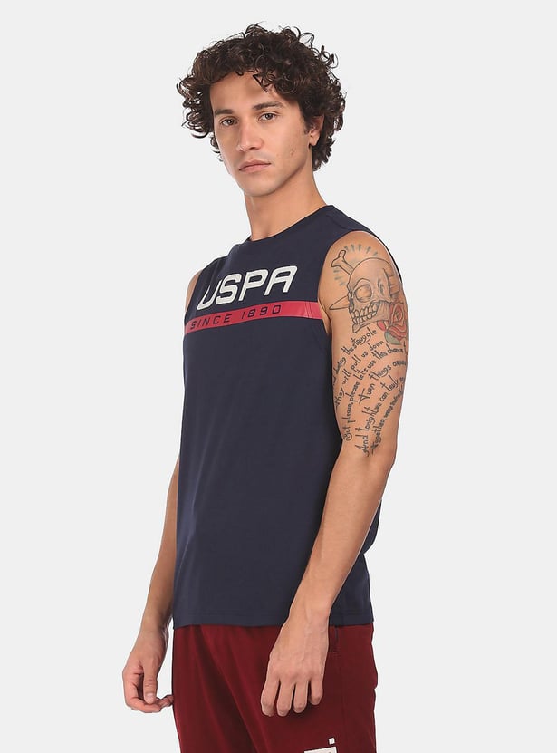 U.S. POLO ASSN. Men Brand Print Vest
