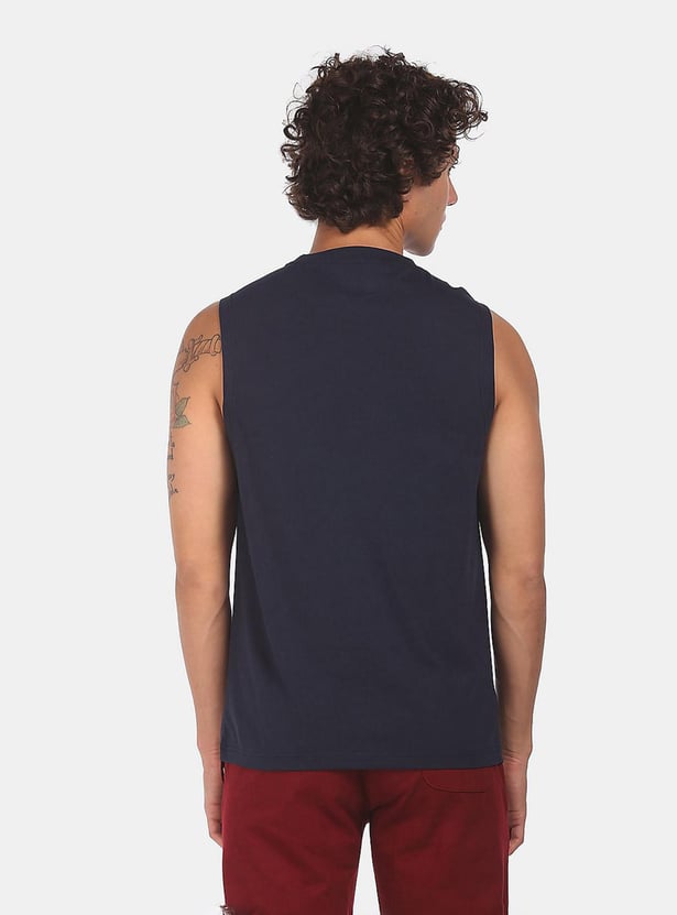 U.S. POLO ASSN. Men Brand Print Vest