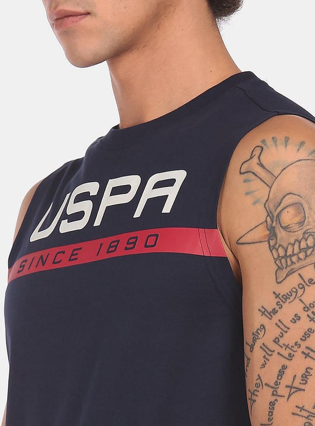 U.S. POLO ASSN. Men Brand Print Vest