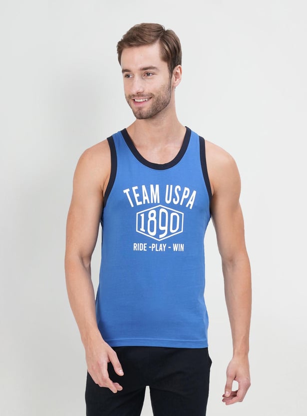 U.S. POLO ASSN. Men Printed Comfort Fit Vest