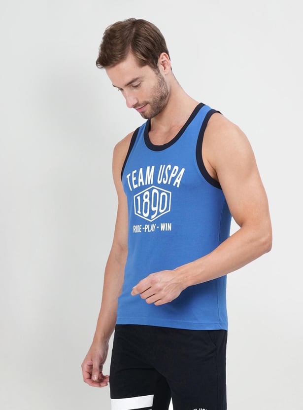 U.S. POLO ASSN. Men Printed Comfort Fit Vest