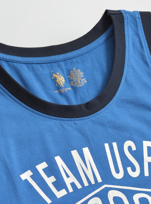 U.S. POLO ASSN. Men Printed Comfort Fit Vest