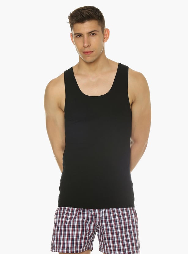 Buy VAN HEUSEN All Day Fresh Combed Cotton Vest from Van Heusen at