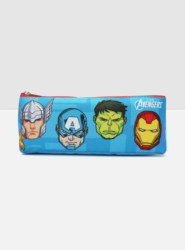 MAX Kids Avengers Print Zip Closure Pencil Pouch