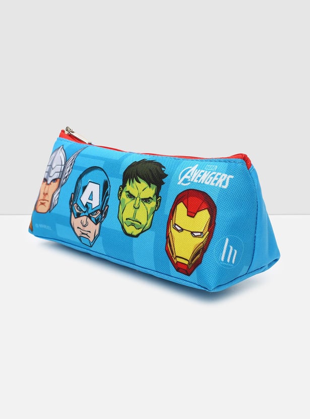 MAX Kids Avengers Print Zip Closure Pencil Pouch