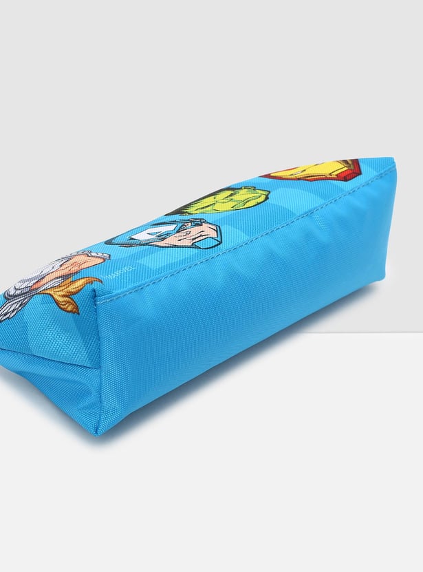 MAX Kids Avengers Print Zip Closure Pencil Pouch