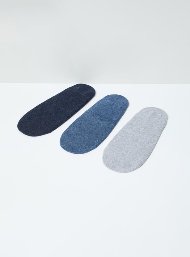 Men Solid Socks- Set of 3